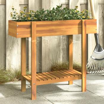 ARDEBO.de - Hochbeet 90x30x75 cm Massivholz Akazie