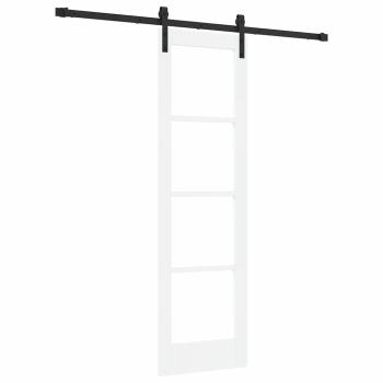 Schiebetür ORKDAL Weiß und Schwarz 61 x 198,5 cm