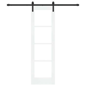 Schiebetür ORKDAL Weiß und Schwarz 61 x 198,5 cm