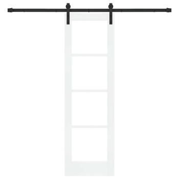 Schiebetür ORKDAL Weiß und Schwarz 61 x 198,5 cm