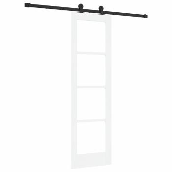 Schiebetür ORKDAL 61 x 198,5 cm Massivholz Kiefer und Glas