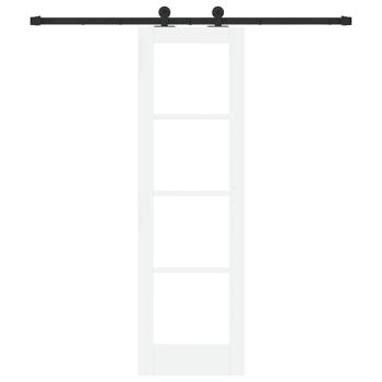 Schiebetür ORKDAL 61 x 198,5 cm Massivholz Kiefer und Glas