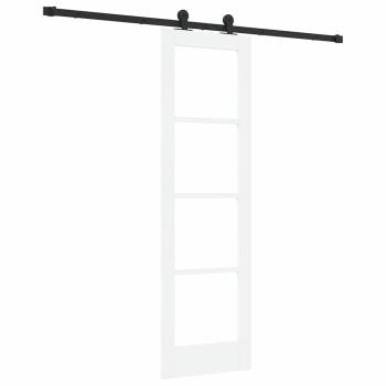 Schiebetür ORKDAL 61 x 198,5 cm Massivholz Kiefer und Glas