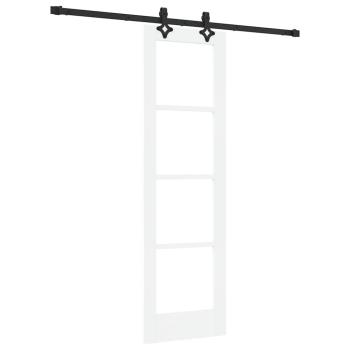 Schiebetür ORKDAL 61 x 198,5 cm Massivholz Kiefer und Glas