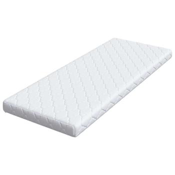 Matratze Weiß 70 x 200 cm Jacquard-Stoff