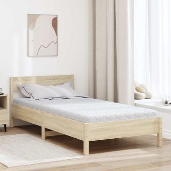 ARDEBO.de - Matratze Weiß 90 x 190 cm Jacquard-Stoff