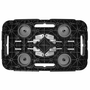 Transportroller Schwarz Polypropylen 300 kg