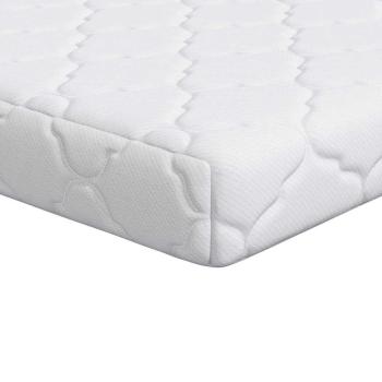 Matratze Weiß 60 x 120 cm Jacquard-Stoff