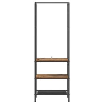 Kleiderständer Altholz 60 x 30 x 171 cm Holzwerkstoff