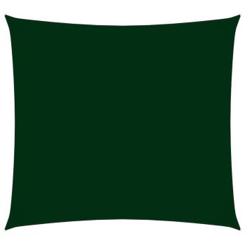 Sonnensegel Oxford-Gewebe Quadratisch 7x7 m Dunkelgrün