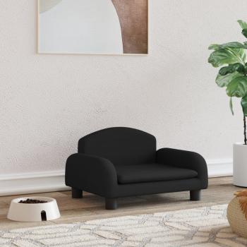 ARDEBO.de - Hundebett Schwarz 50x40x30 cm Stoff