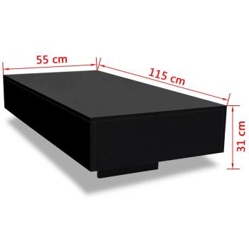 Couchtisch Hochglanz-Schwarz