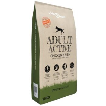 Trockenfutter für Hunde Adult Active Chicken & Fish 2 Stk 30 kg