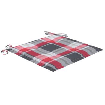 Garten-Essstühle 2 Stk. mit Kissen Massivholz Akazie