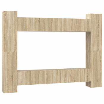 10-tlg. TV-Schrank-Set Sonoma-Eiche Holzwerkstoff