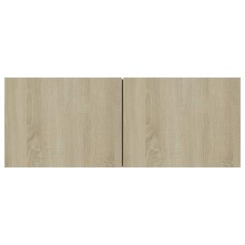4-tlg. TV-Schrank-Set Sonoma-Eiche Holzwerkstoff