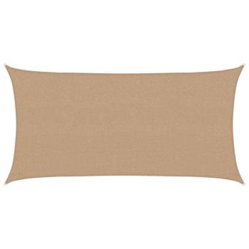 Sonnensegel 160 g/m² Taupe 2,5x5 m HDPE