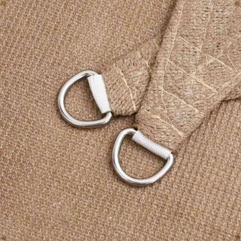 Sonnensegel 160 g/m² Taupe 2,5x5 m HDPE