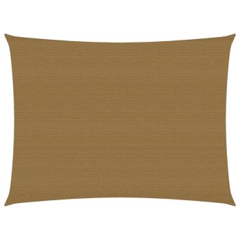 Sonnensegel 160 g/m² Taupe 3,5x5 m HDPE