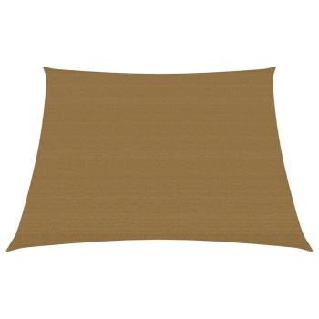Sonnensegel 160 g/m² Taupe 3/4x3 m HDPE