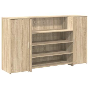 Empfangstheke Sonoma-Eiche 180x50x103,5 cm Holzwerkstoff