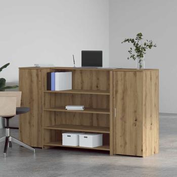Empfangstheke Artisan-Eiche 180x50x103,5 cm Holzwerkstoff