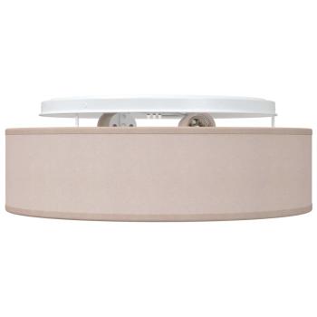 Deckenlampe mit Strahlern Taupe 38 x 38 x 13,5 cm Stoff