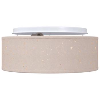 Deckenlampe mit Strahlern Taupe 30 x 30 x 13,5 cm Stoff