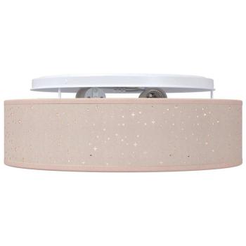 Deckenlampe mit Strahlern Taupe 38 x 38 x 13,5 cm Stoff