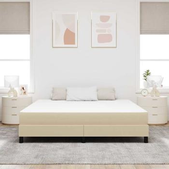 Bettmatratze mit Matratze Salbei 180 x 200 cm Stoff