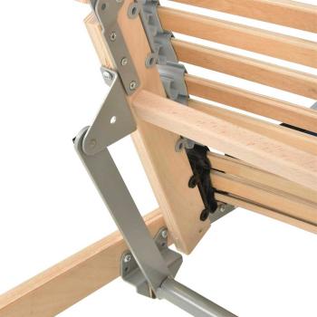 Bett-Lattenrost Braun 90 x 190 cm Massivholz Buche