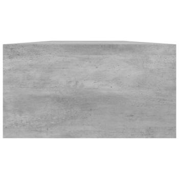 Monitorständer Betongrau 100x24x13 cm Holzwerkstoff