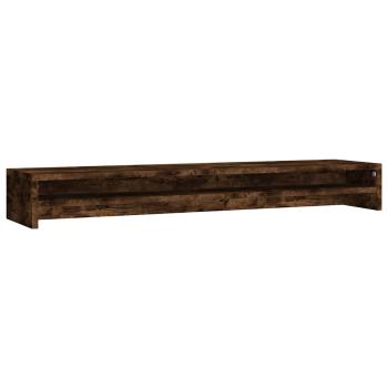 Monitorst?nder R?uchereiche 100x24x13 cm Holzwerkstoff