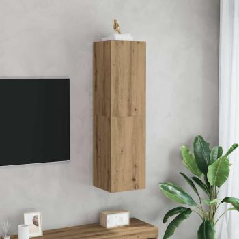 ARDEBO.de - TV-Schrank Artisan-Eiche 30,5x30x110 cm Holzwerkstoff