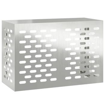 Klimaanlagenabdeckung Silber 90 x 40 x 60 cm Verzinkter Stahl