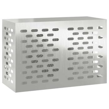Klimaanlagenabdeckung Silber 90 x 40 x 60 cm Verzinkter Stahl