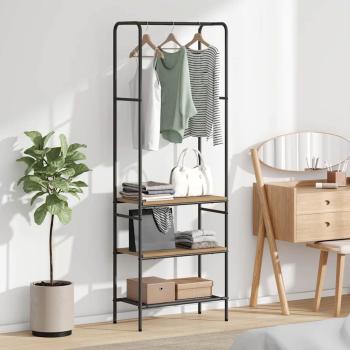ARDEBO.de - Kleiderständer Artisan-Eiche 60 x 30 x 171 cm Holzwerkstoff
