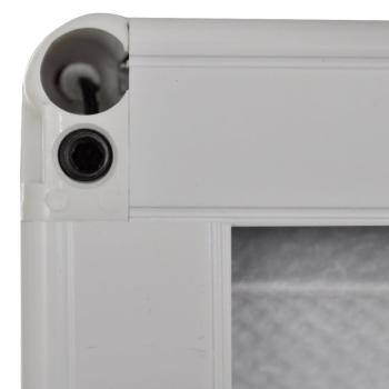 Plisse Insektenschutzfenster mit Jalousie Aluminium 160×80 cm