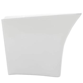 Waschbecken Weiß 53 x 44 x 37 cm Glasierte Keramik