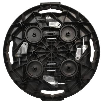 Pflanzenroller 40 cm Durchmesser Schwarz 275 kg