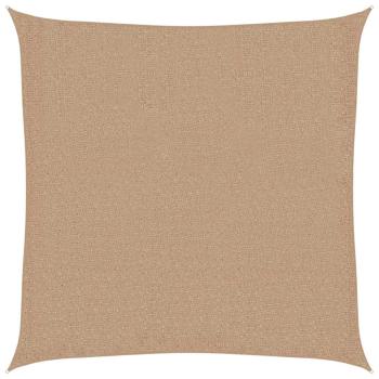 Sonnensegel 160 g/m² Taupe 3x3 m HDPE
