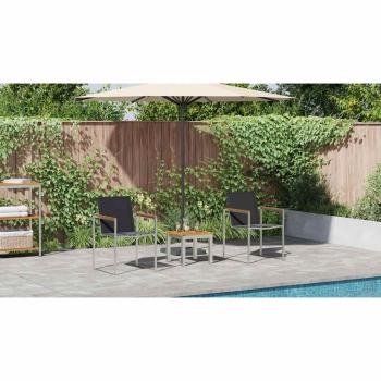 Garten Essgruppe 3 Stk. Braun und Schwarz