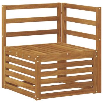 Outdoor-Sofagarnitur 4 Stück Natur Massivholz Akazie