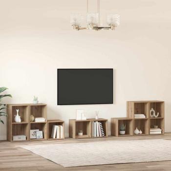 TV-Schrank Set 8 Stk. Artisan-Eiche Holzwerkstoff