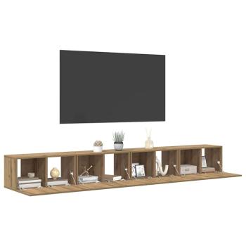 TV-Schrankset 4 Stk. Artisan-Eiche Holzwerkstoff