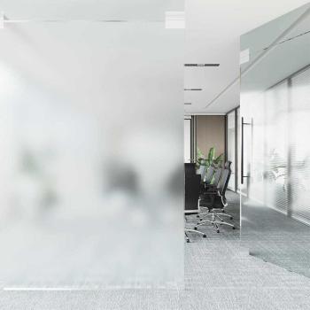 Selbstklebende Fensterfolie Frostiges Grau 90 x 500 cm PVC