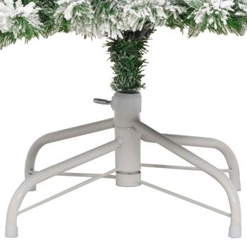 Künstlicher klappbarer Weihnachtsbaum Grün und Weiß 180 cm