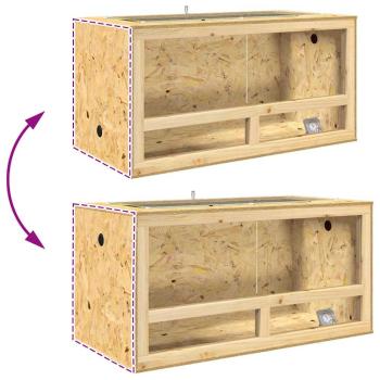 Terrarium Braun 100 x 50 x 100 cm OSB