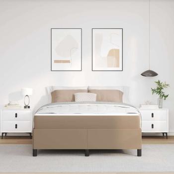 Bettrahmen Cappuccino 160 x 200 cm Stoff