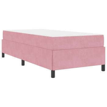 Bettrahmen Rosa 90 x 190 cm Stoff